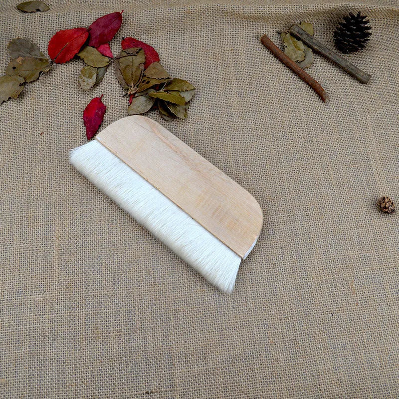 Wool art mounting brush for paint paste board shading in multiple sizes