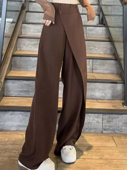 Stylish women's wide-leg trousers in various colours for a flattering fit