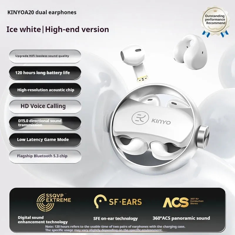 Wireless in-ear Bluetooth earphones in black with rotatable design and noise reduction