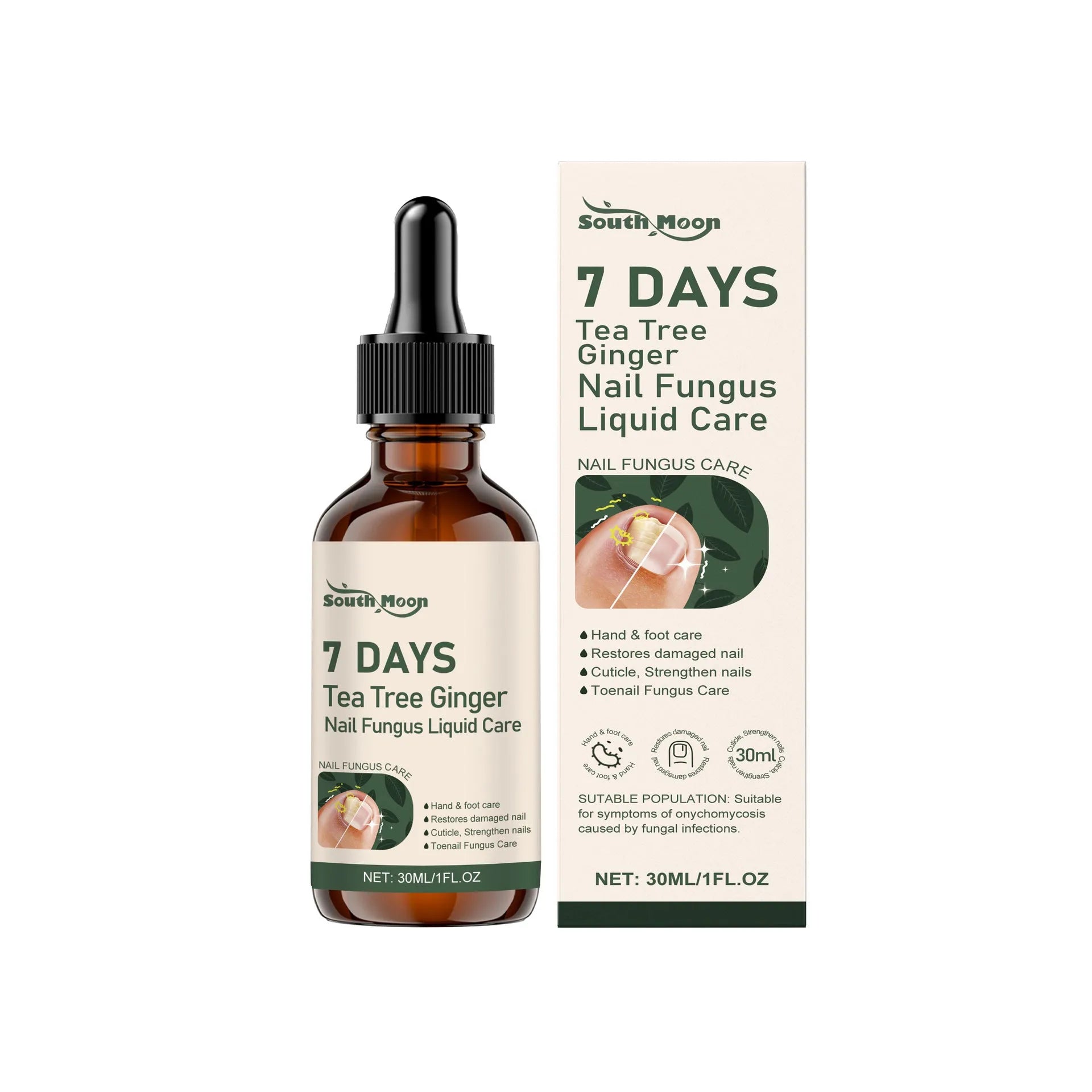 30ml nail care nursing solution bottle for mild brightening and daily nail nourishment