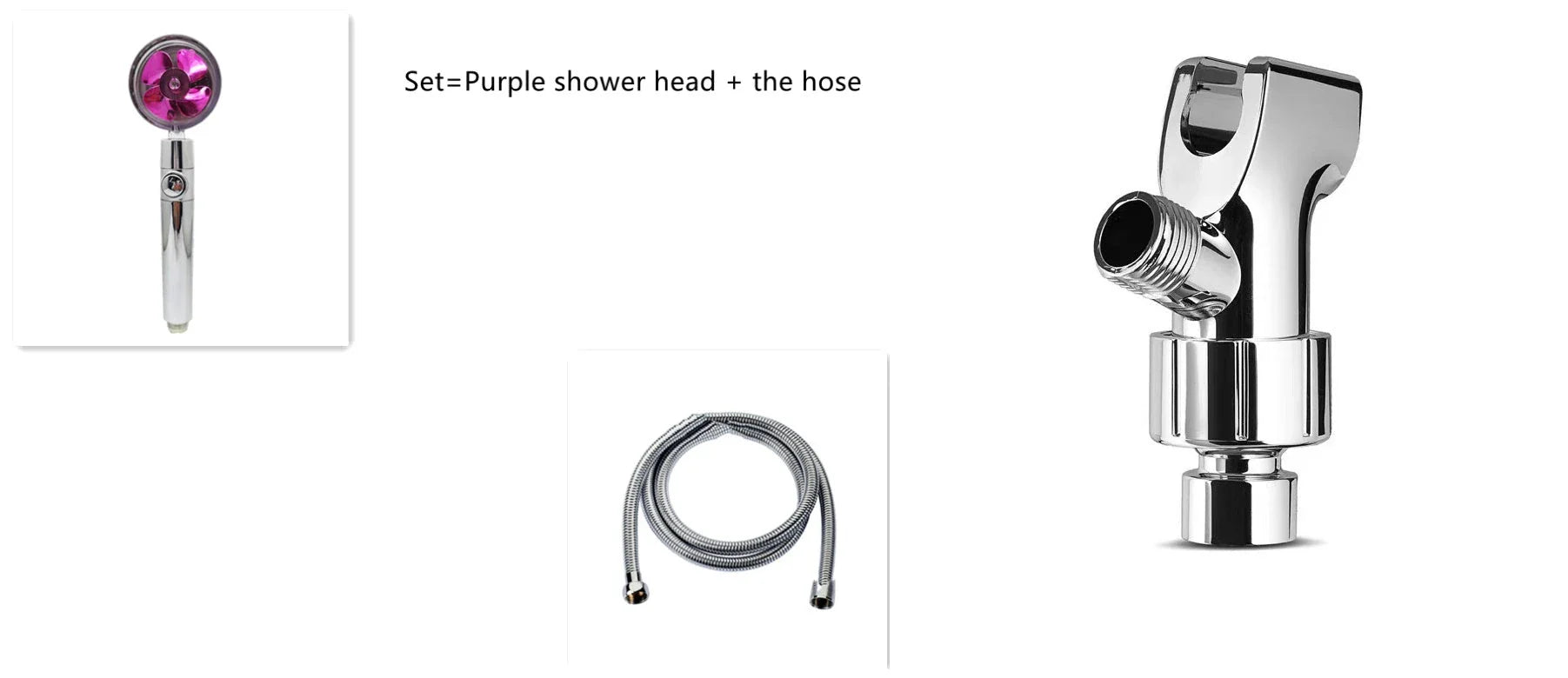 High-Pressure Rainfall Shower Head with 360-Degree Rotation and Built-In Fan for Relaxing Bathing Experience