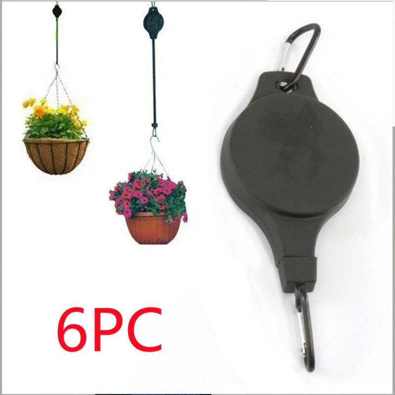 Free Lifting Hanging Basket Bird Cage Hook with elastic length for easy adjustment