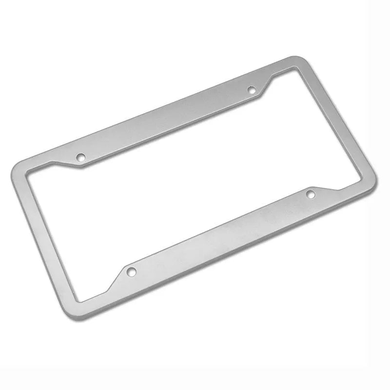 Aluminium alloy stainless steel licence plate frame in four colour options measuring 200x150x20mm