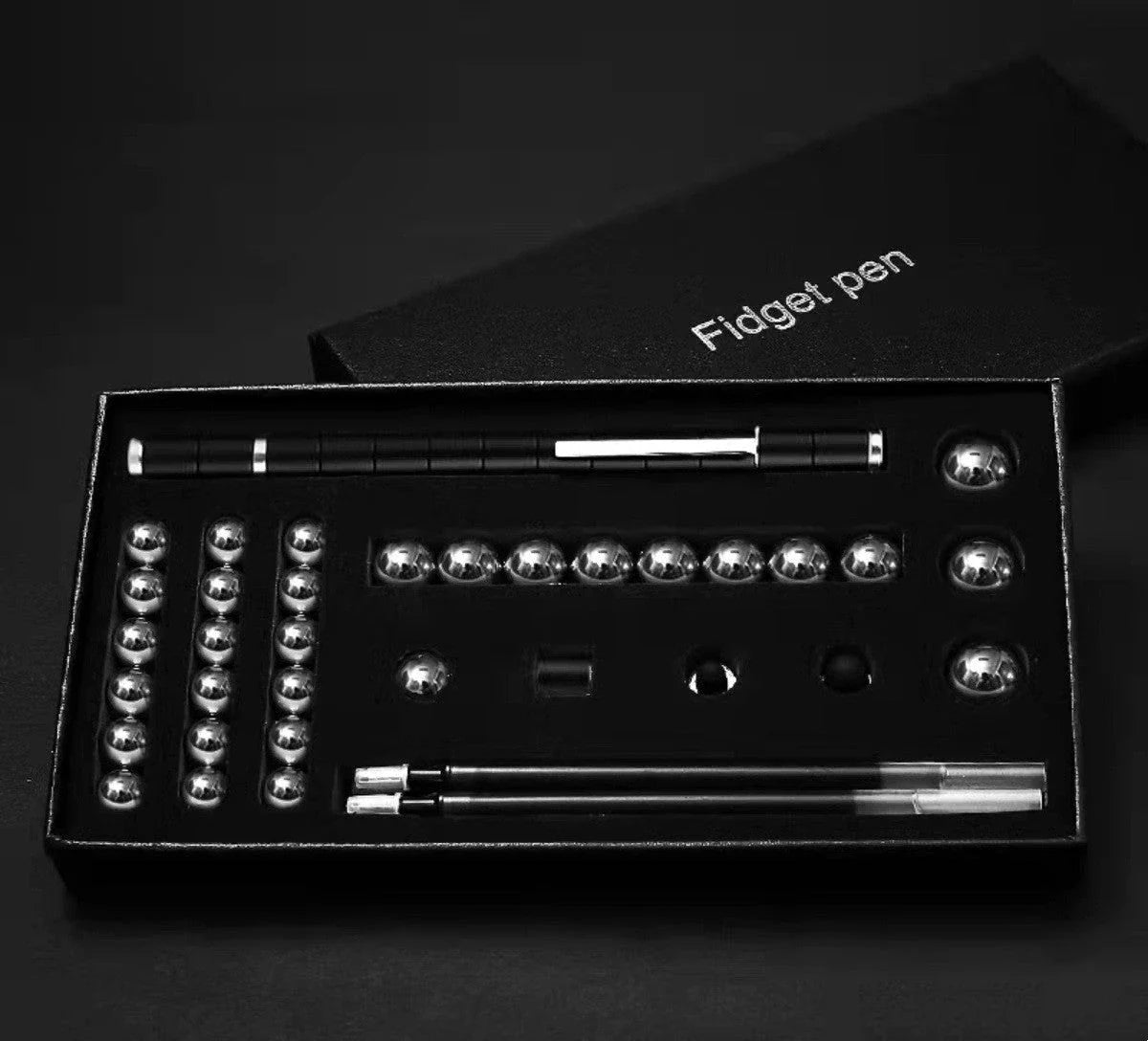 Magnetic Modular Pen with erasable ink and high-sensitivity capacitive head for stress relief and creative writing