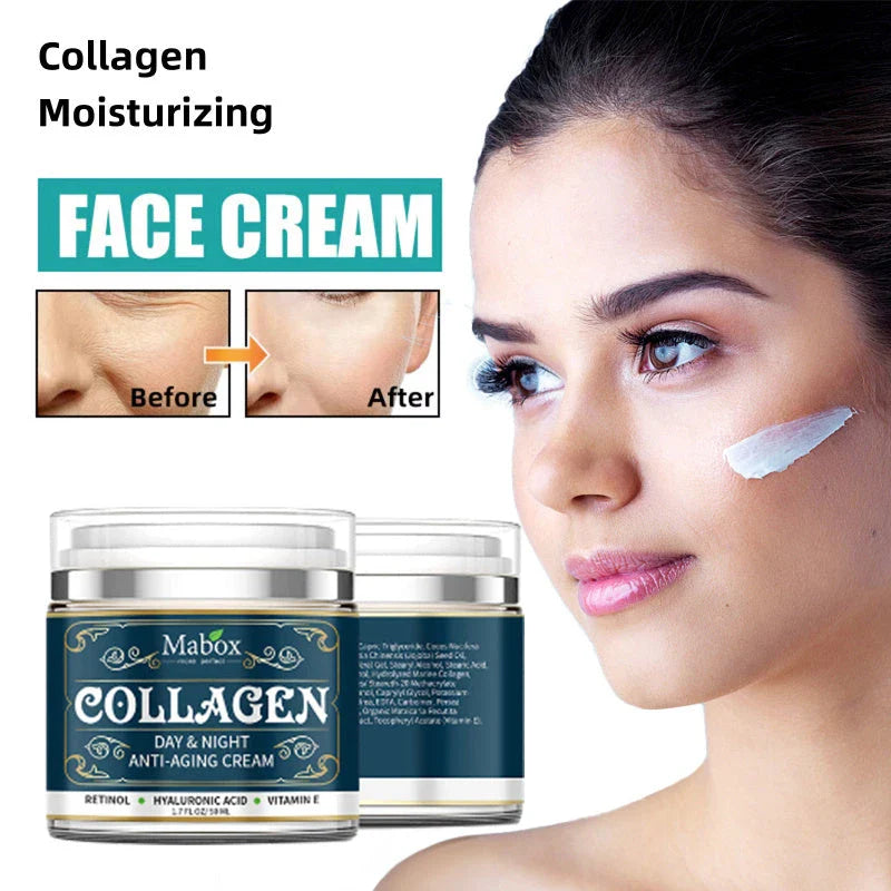 Nourishing Collagen Facial Moisturizer - Anti-Aging Skin Care with Firming and Tightening Benefits