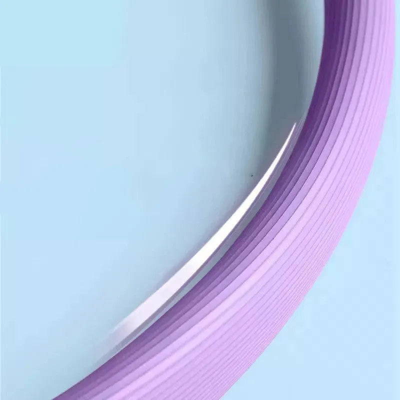 Purple Pilates ring fitness circle 38cm diameter glass fibre PP EWA for home gym core exercise