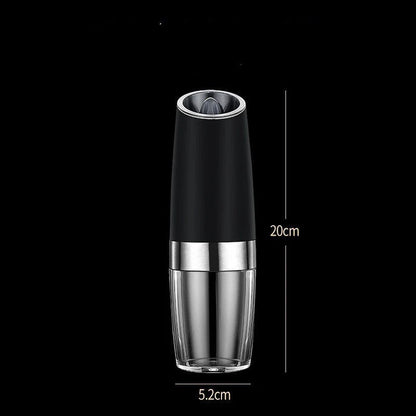 USB rechargeable electric pepper and salt grinder set with adjustable coarseness and LED light