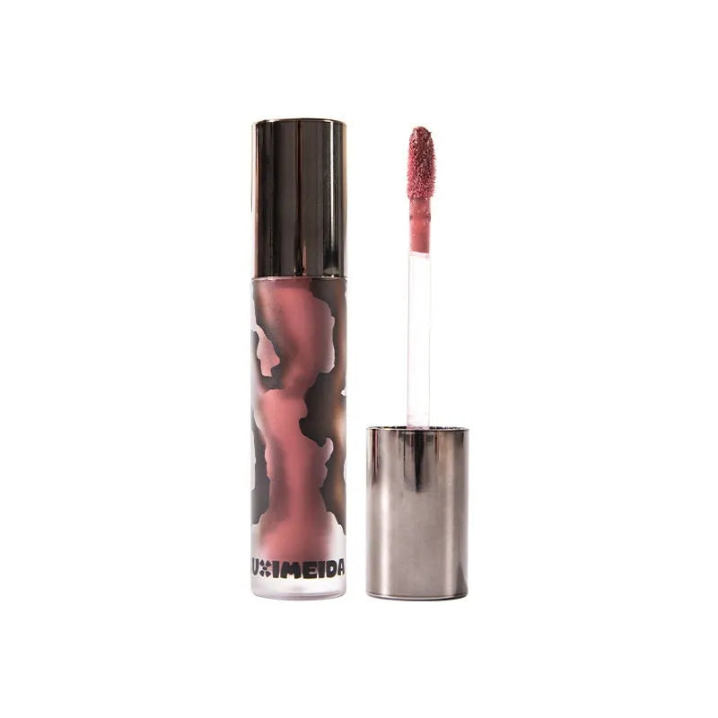 Lava Secret Matte Lip Mud Lipstick in five colour shades showing no-stain matte finish
