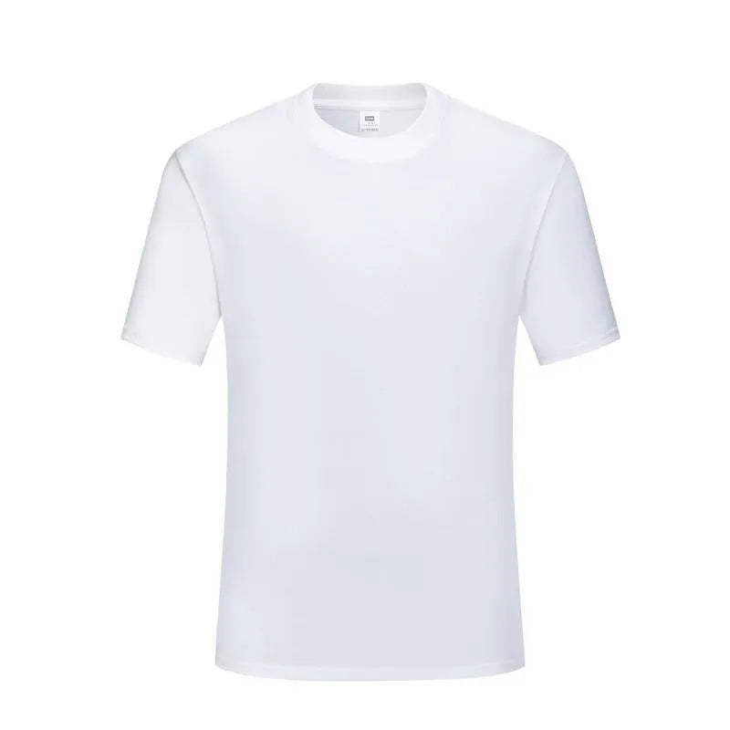Blank cotton slim fit T-shirt in black colour with short sleeves and round neck
