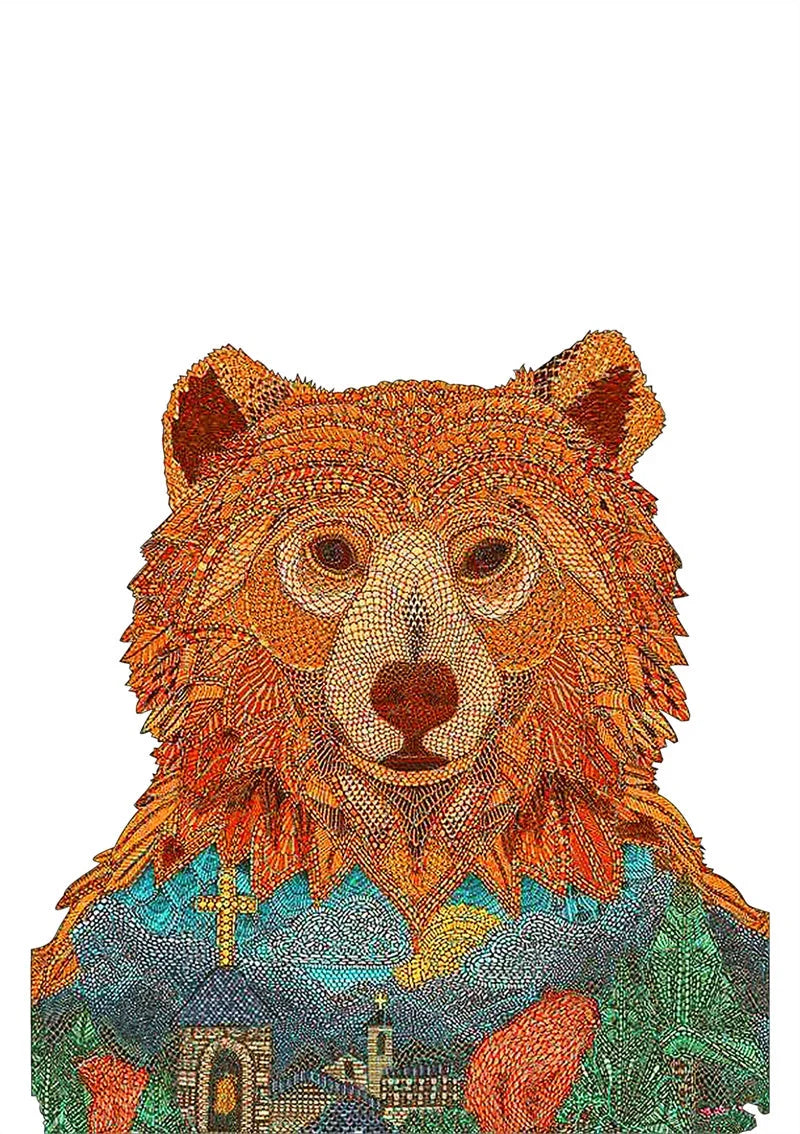 Colourful animal-shaped wooden jigsaw puzzles for children, educational and fun