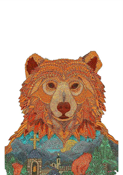 Colourful animal-shaped wooden jigsaw puzzles for children, educational and fun