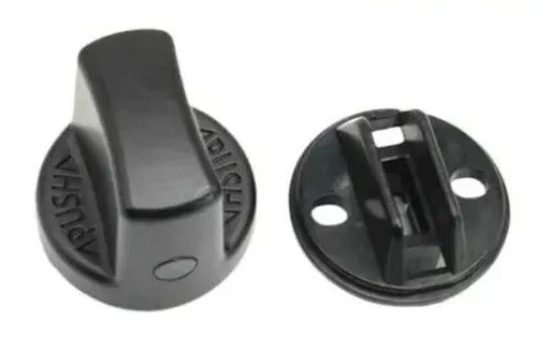 Black ABS ignition knob cover for automobiles, reference 4408A167 and 4408A031