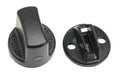Black ABS ignition knob cover for automobiles, reference 4408A167 and 4408A031