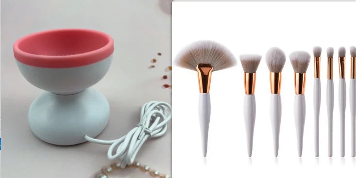 USB Portable Makeup Brush Cleaner for quick and easy cleaning of cosmetic brushes