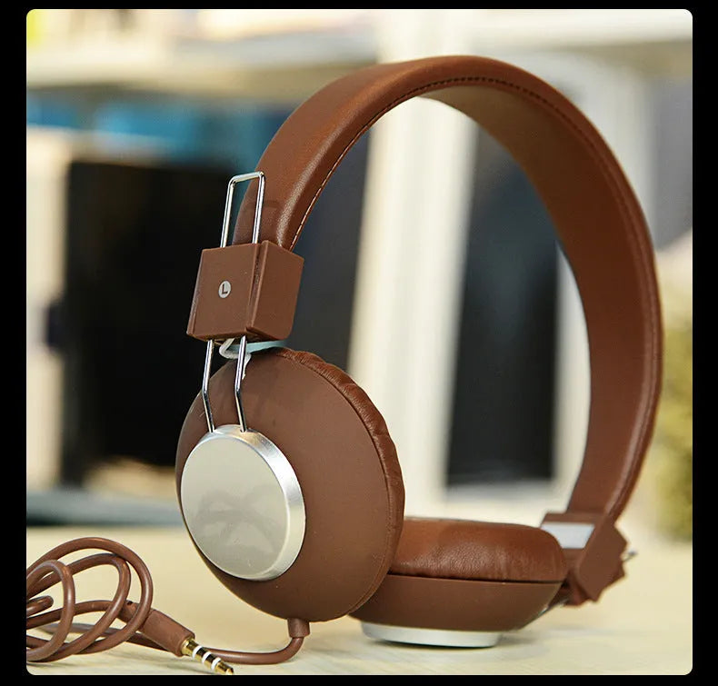 Wired sports earphones with head-mounted design and built-in microphone in multiple colour options