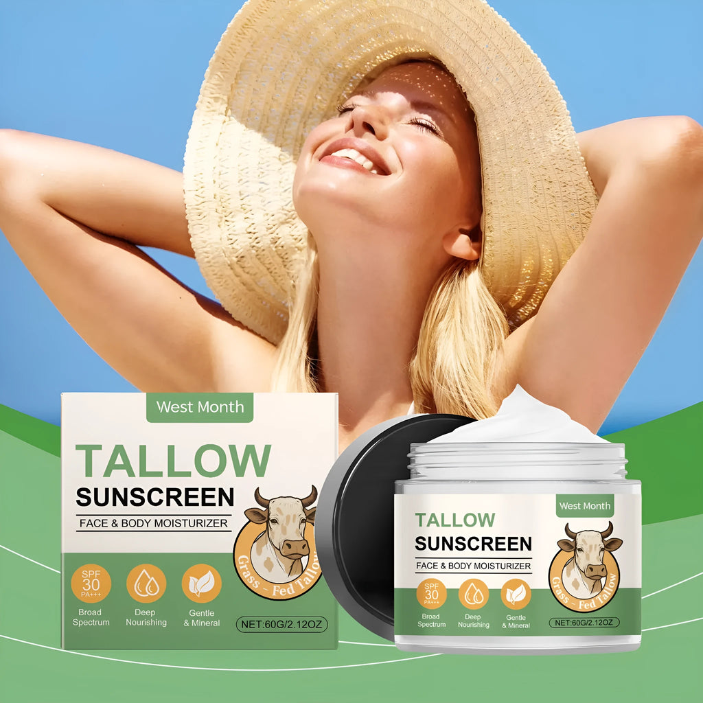 60g tube of moisturising cream with sunscreen protection containing titanium dioxide and hyaluronic acid