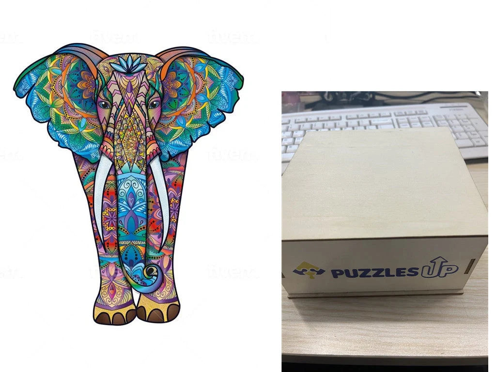 Animal Puzzle Puzzlesup A3 Size With The Box - Detailed wooden puzzle for creative minds