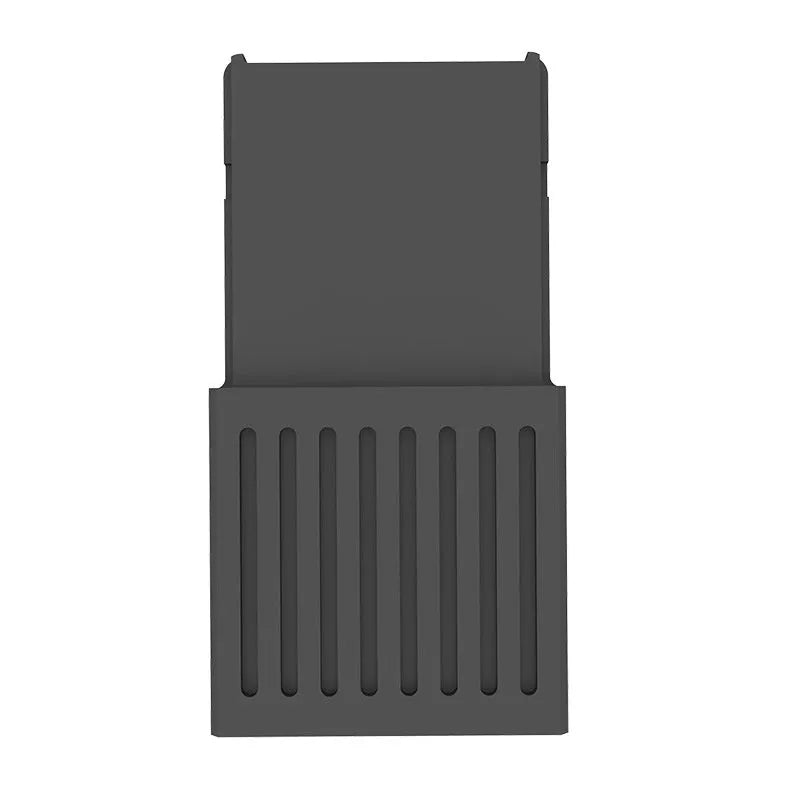 Aluminium Xbox Series X and S host hard disk switching box with CFexpress interface, screwdriver, and manual.