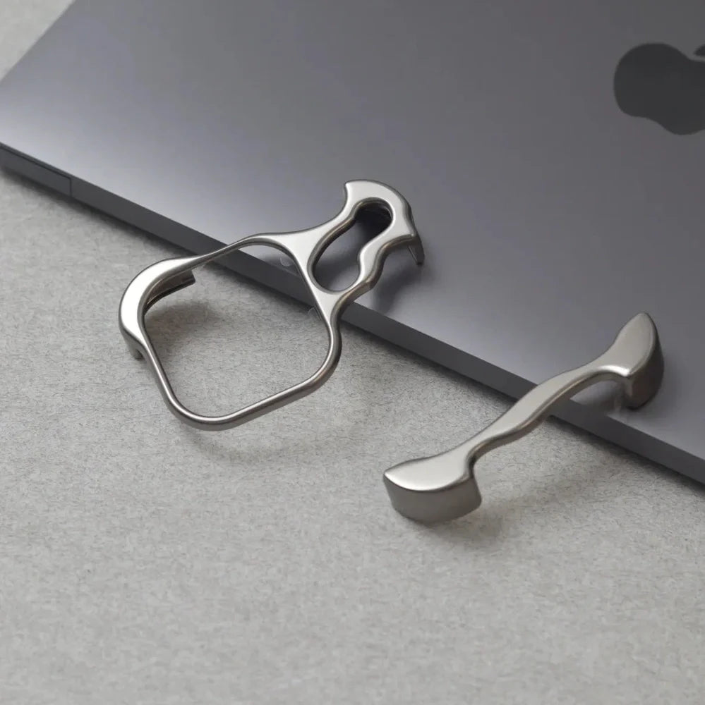 Zinc alloy iPhone case with anti-drop protection in Dark Night Purple colour