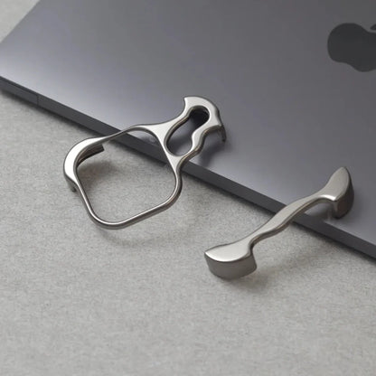 Zinc alloy iPhone case with anti-drop protection in Dark Night Purple colour