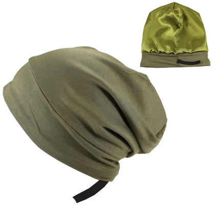 Adjustable men's satin lined hood in various colours for spring and autumn wear