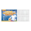 Pack of 30 white laundry colour catcher sheets for preventing dye transfer in washing machines.