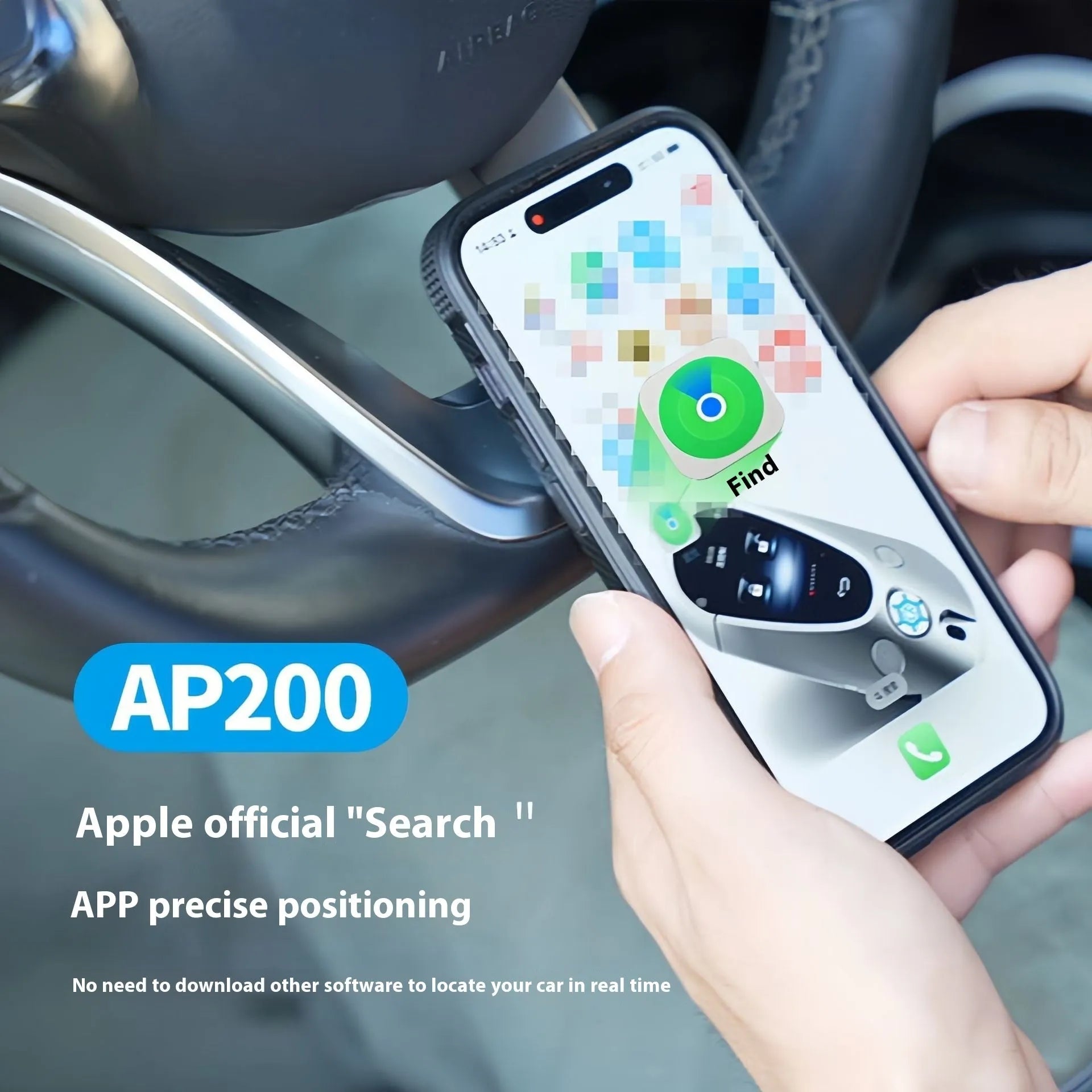 Black car charger GPS locator tracker device for vehicle security.