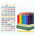 Boxed set of 72 or 126 soft core colour pencils for drawing and art.
