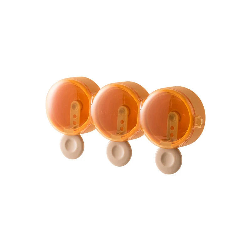 Zhixin Food Grade Silicone Doughnut Ice Cream Mold in yellow, green, and purple