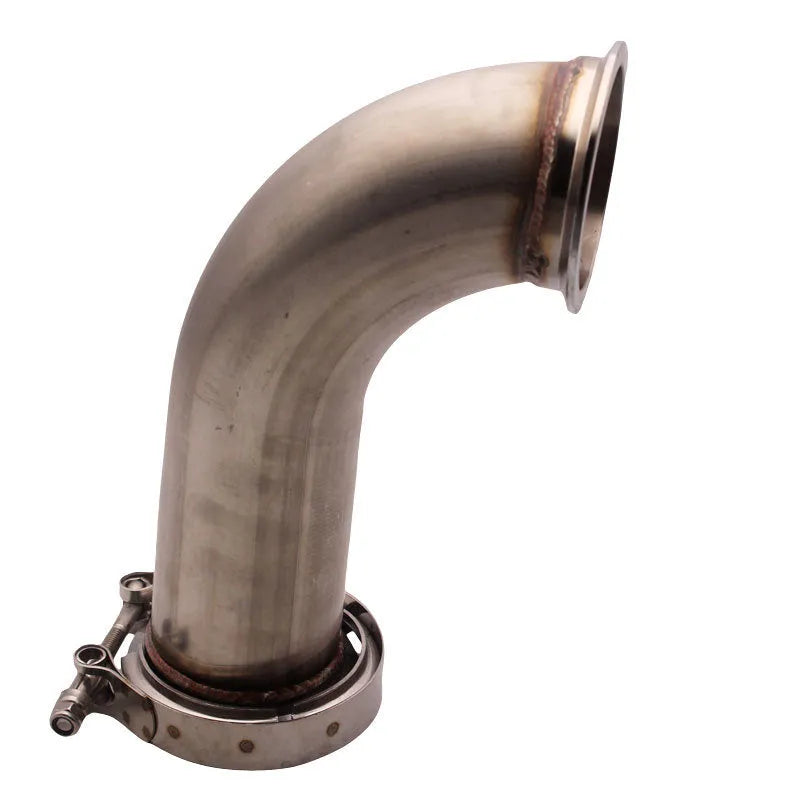 Stainless steel V-clamp downpipe plumbing fitting for water supply and drainage systems