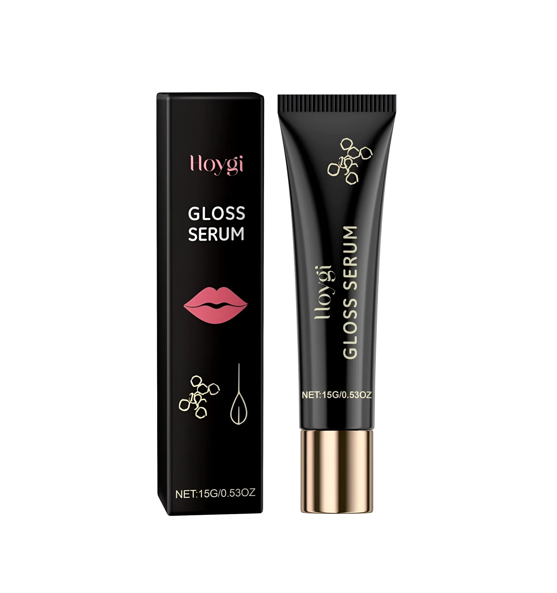 Moisturizing and plumping lipstick with hyaluronic acid and jojoba oil, 15g stick