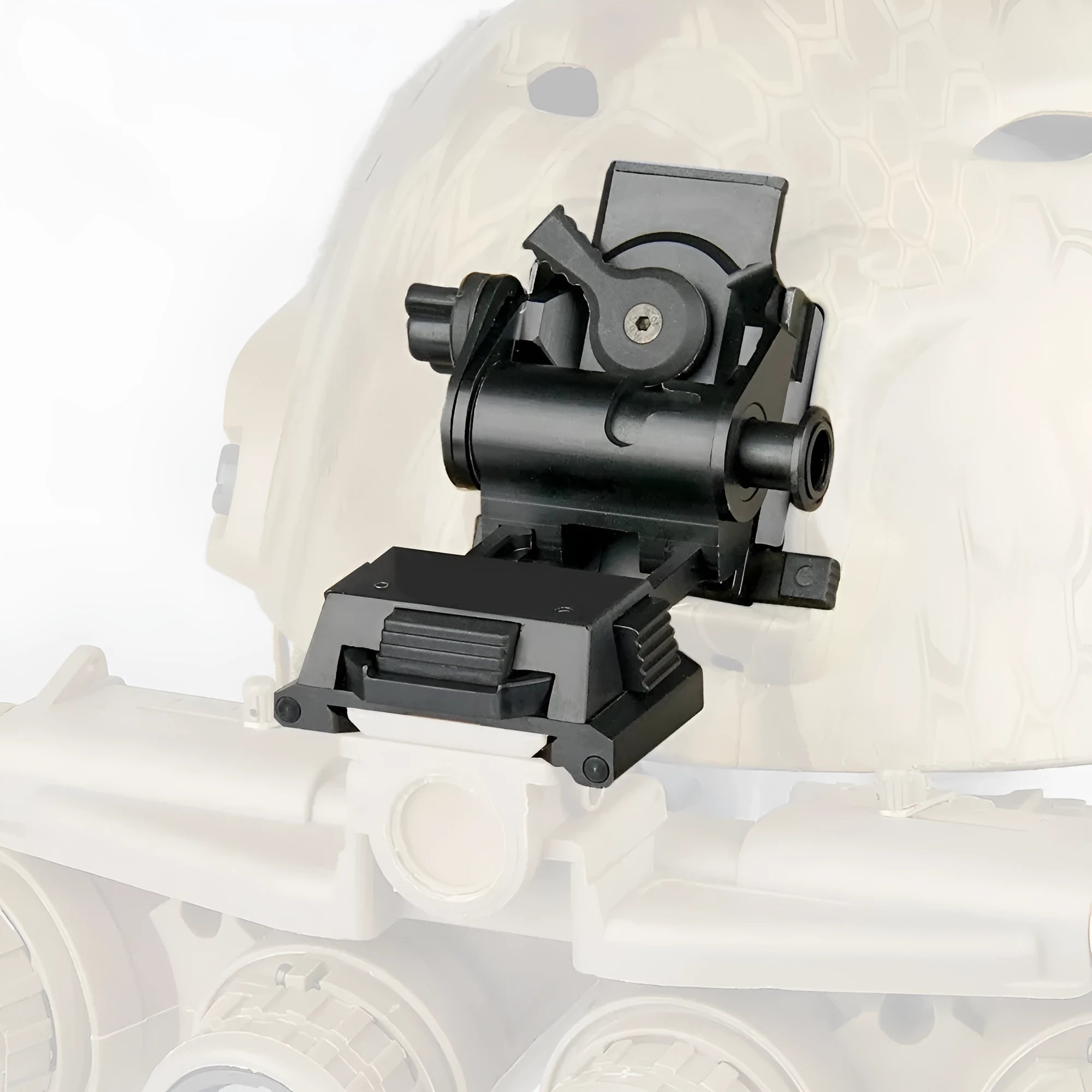 Dark earth metal L4 G24 NVG fast helmet mount with OPS-Core breakaway base
