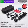 Infrared flashlight with 3-core red light and triangular bracket for physiotherapy