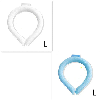 Stylish and innovative cooling neck ring made with NASA-inspired technology, available in various colors and sizes for refreshing summer comfort.