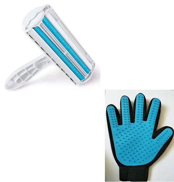 Durable ABS pet hair remover tool with 2-way design for efficient cleaning