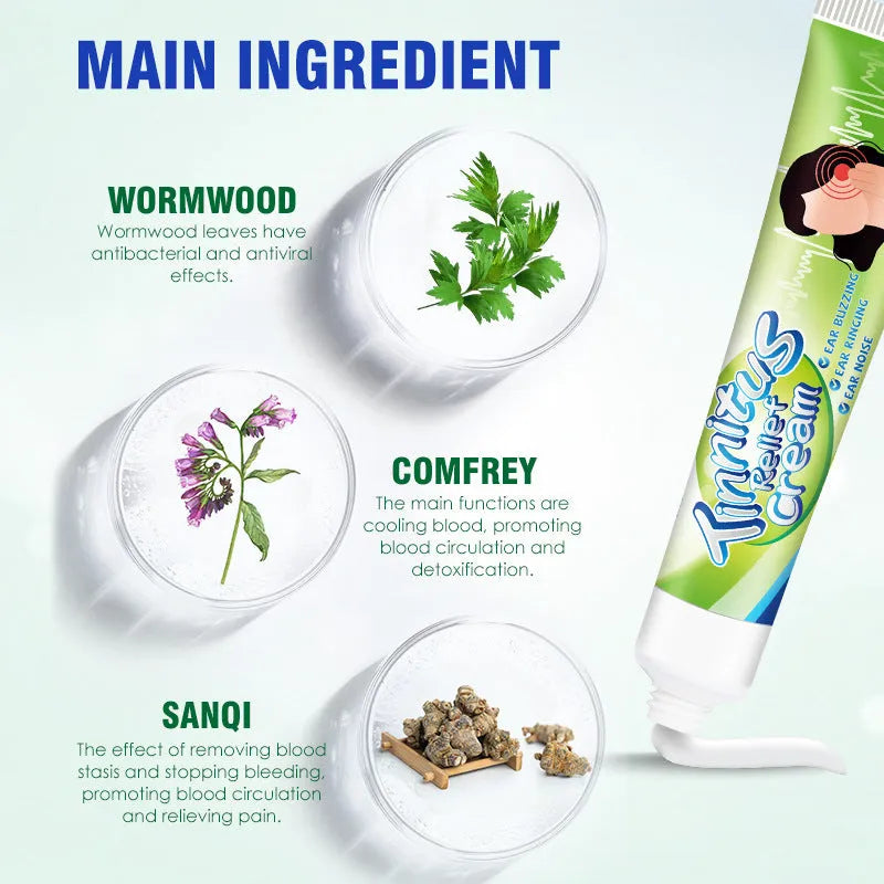20g tube of Ear Kang external ointment cream for tinnitus and outer ear pain relief