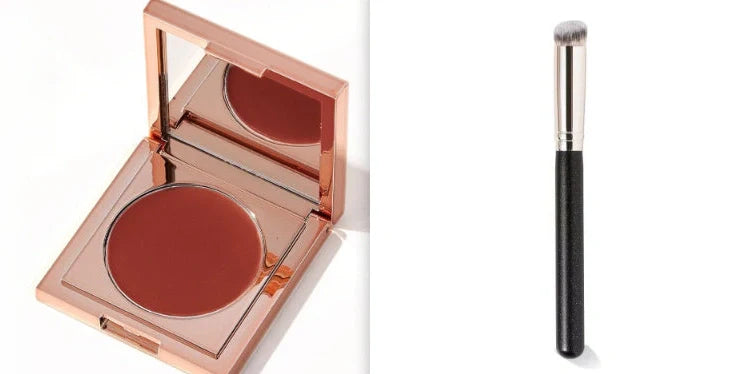 Coloured clay undereye corrector concealer pot showing 2.2g net content with five colour options displayed