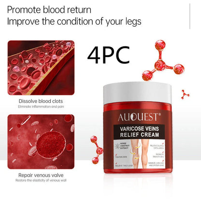 80g Chinese herbal venous cream for leg blood vessel care with three-year shelf life