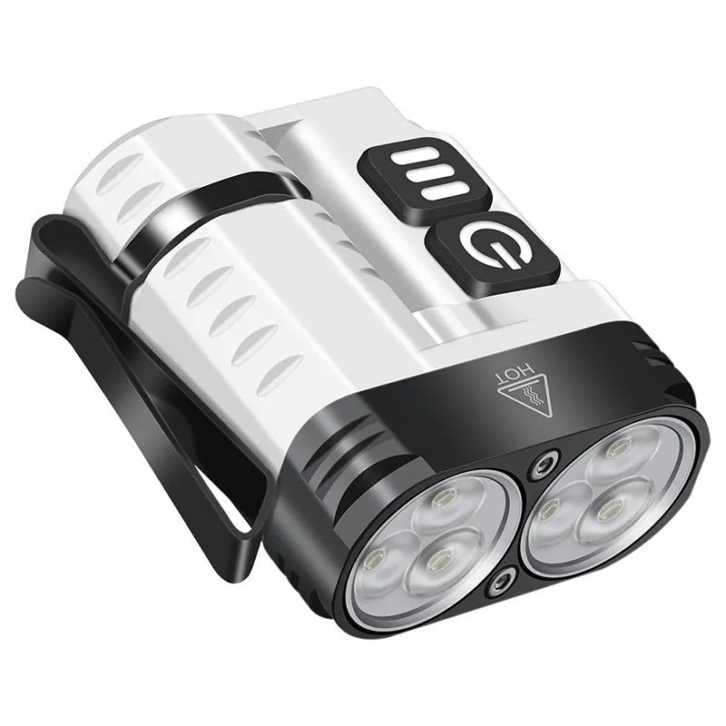 U6 flashlight 1600 lumen outdoor camping lantern with aluminium alloy body, magnetic base, and IP68 waterproof rating