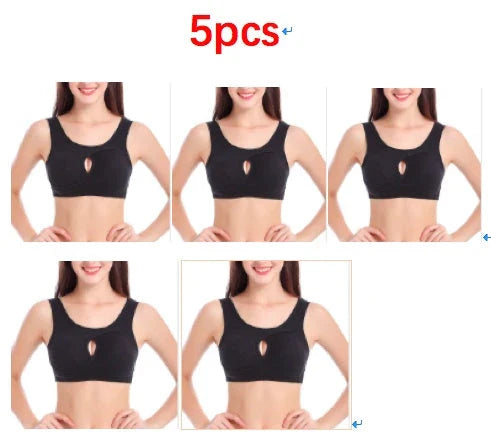 Comfortable and supportive sports bra with wireless design, crossover lift, and inner-bust band for plus-size support