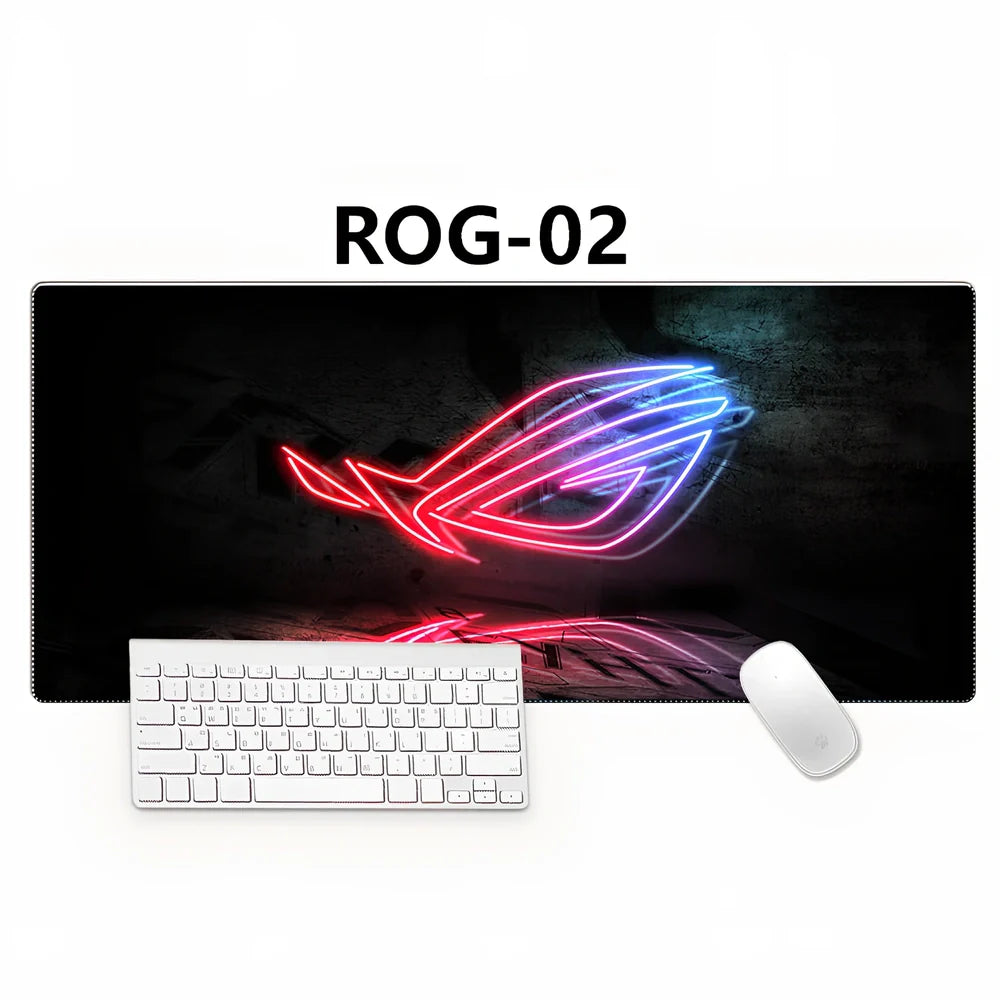 Country Edge Keyboard Pad 80cm x 30cm in ROG-02 design with natural rubber base and Jiaji cloth surface for desk stability