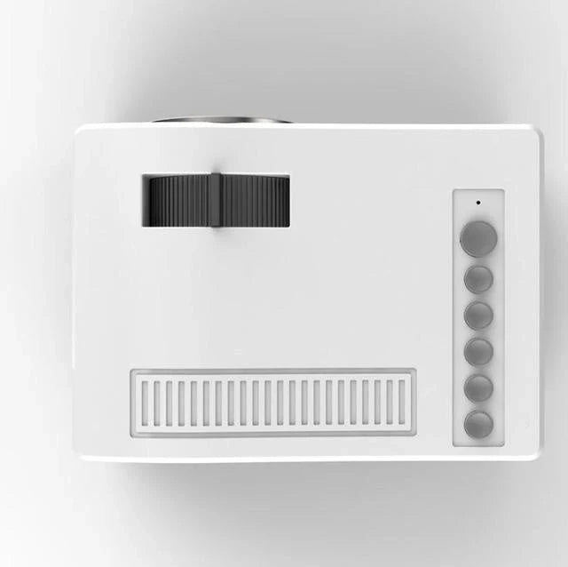 Portable LED Projector with LCD display and coated lens for sharp images