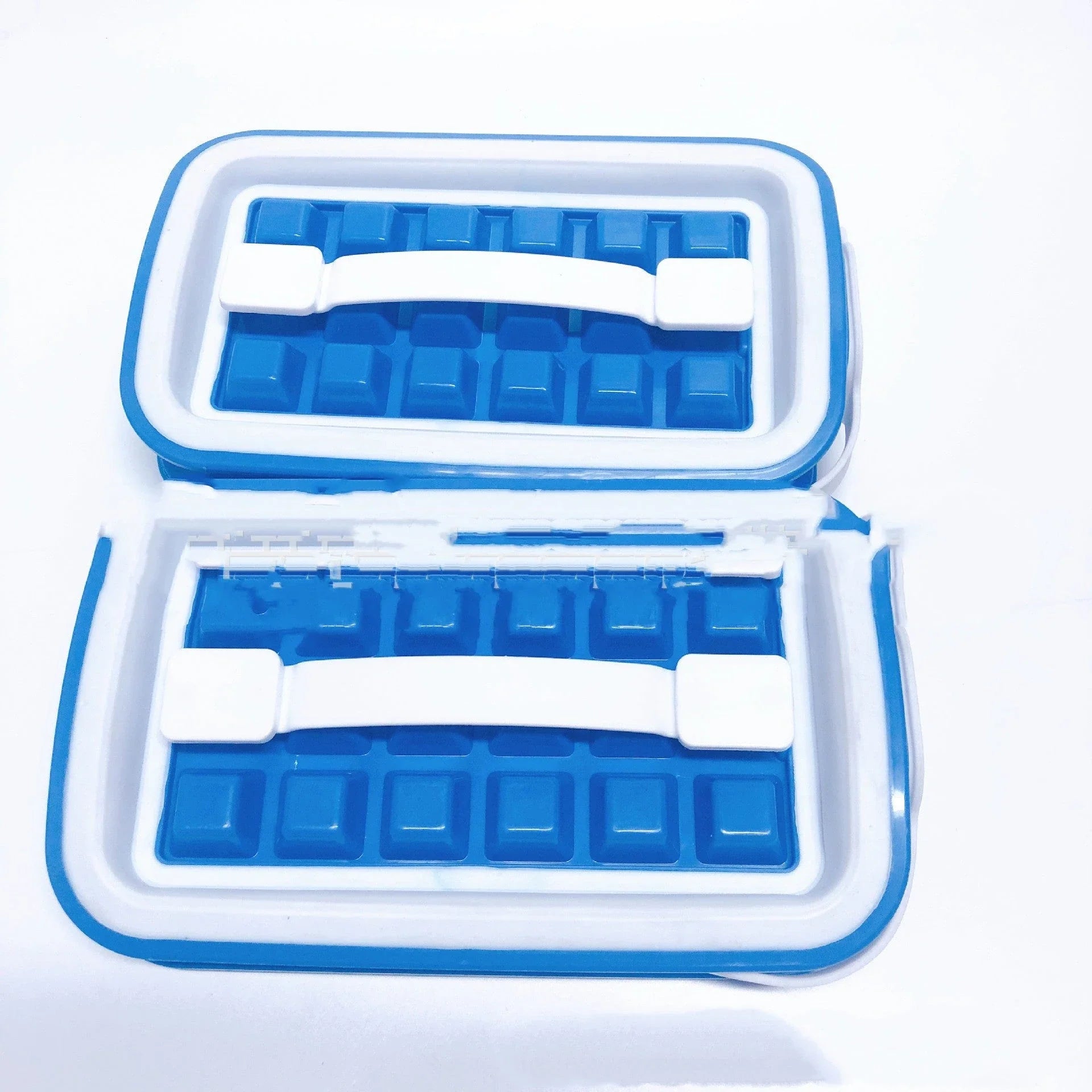 Customizable silicone ice cube tray with 36 individual slots for creating unique, slow-melting ice cubes to enhance cocktails, mocktails, and other beverages