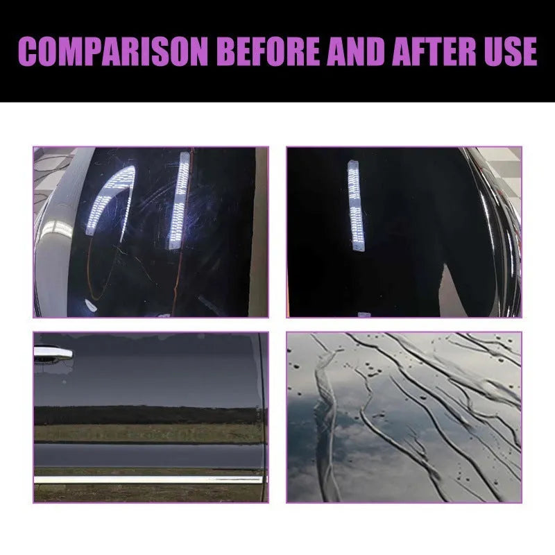 100ml ceramic car paint spray with sponge and towel for automotive paint decontamination and polishing