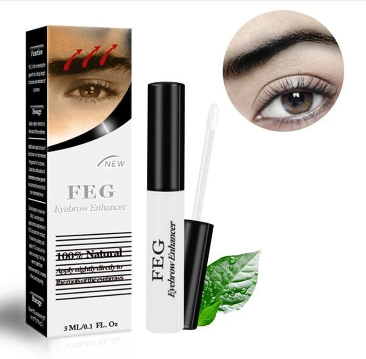 FEG Eyelash Enhancer bottle with serum for healthier lashes and brows