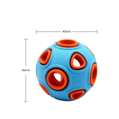 Luminous Sounding Dog Toy Ball in various colours, featuring light and sound for interactive play