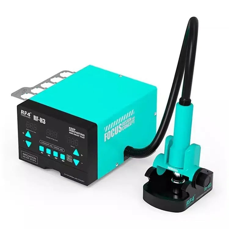 RF4H2 digital display wind gun with three nozzles for BGA chip repair