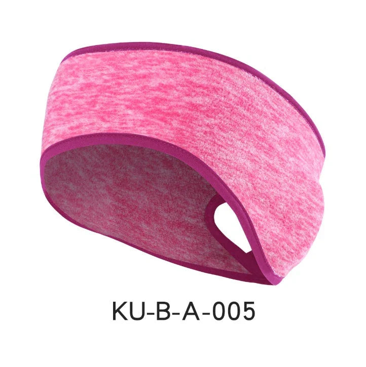 Warm and windproof ear muffs with soft, breathable design for cold weather running and outdoor activities