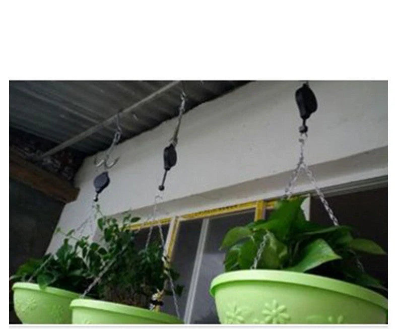 Free Lifting Hanging Basket Bird Cage Hook with elastic length for easy adjustment