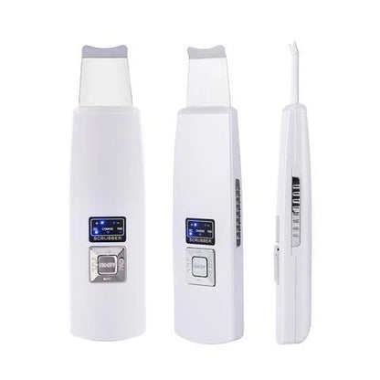 Ultrasonic Skin Scrubber for deep facial cleansing and acne removal
